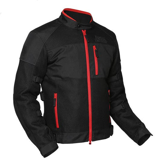 WINDFARER JACKET - BLACK RED