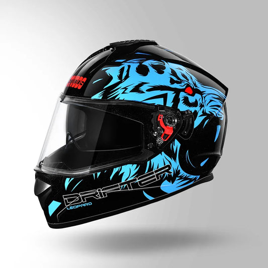 DRIFTER D2 LEOPARD DECOR BLACK & BLUE