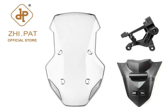 ZHIPAT VISOR GLASS WINDSHIELD YAMAHA AEROX WINDSCREEN DESIGN V1