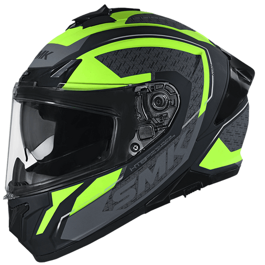 SMK Typhoon RD1 Black Yellow Grey Gloss (GL246) Helmet