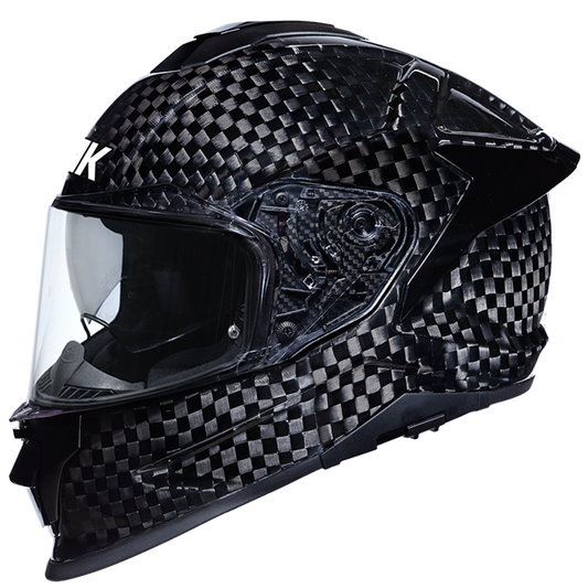 SMK Titan Carbon Solid Gloss (GL200) Helmet
